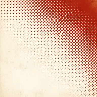 Retro halftone Red & Cream dot background