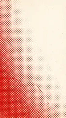 Retro halftone Red & Cream dot background
