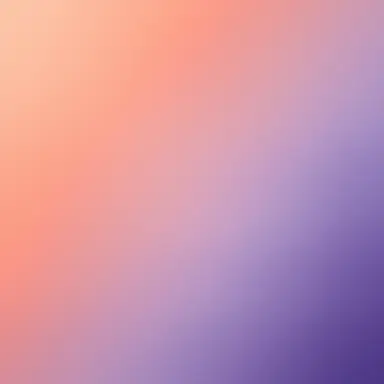 Peach & Violet gradient background