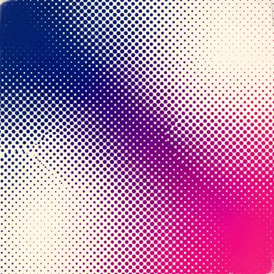 Retro halftone Blue & Pink dot background