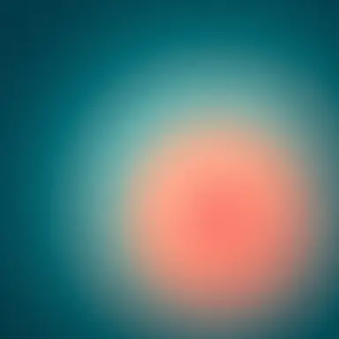 Teal & Coral gradient background