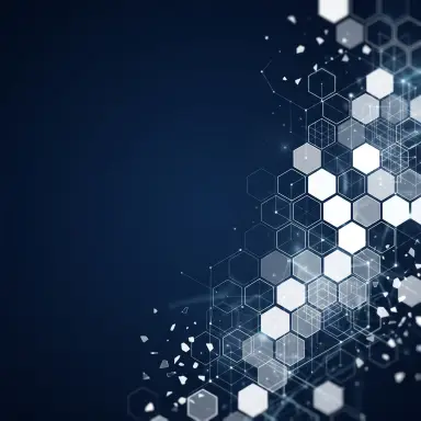 Abstract White & Navy geometric pattern background