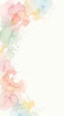 Soft Spring watercolor background