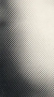 Retro halftone Black & White dot background