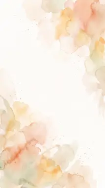Soft Pastel Autumn watercolor background