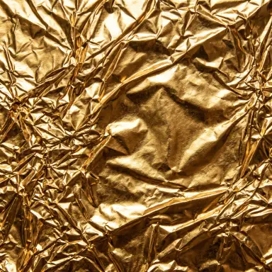 Gold metallic foil texture background