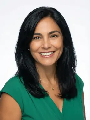 Professional Woman in Green Top Portrait