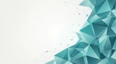 Abstract Teal & Off-White geometric pattern background