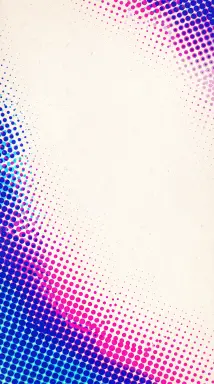 Retro halftone Blue & Pink dot background