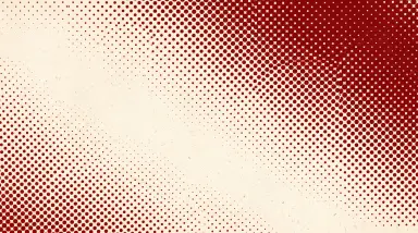 Retro halftone Red & Cream dot background