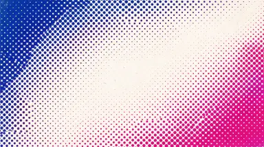 Retro halftone Blue & Pink dot background