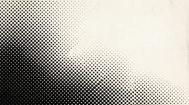 Retro halftone Black & White dot background
