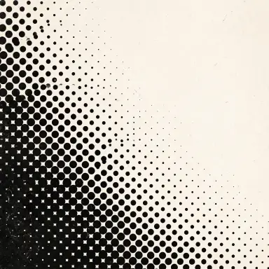 Retro halftone Black & White dot background