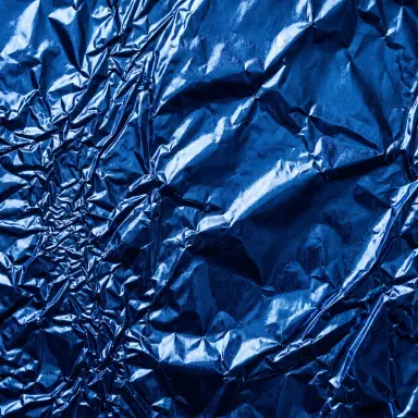 Blue metallic foil texture background