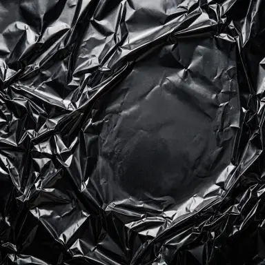 Black metallic foil texture background